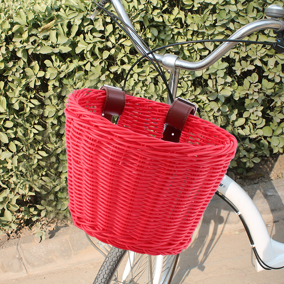 Hemoton 1pc Kids Bike Basket Basket Detachable Front Basket for Kids Bike