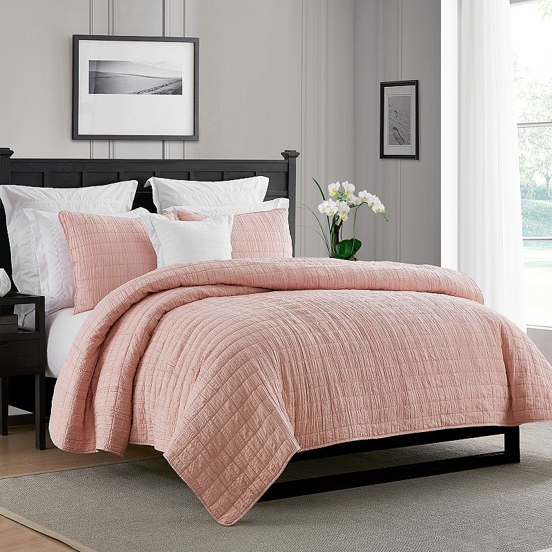 Swift Home Ultra Soft Enzyme Wash Crinkle Quilt set