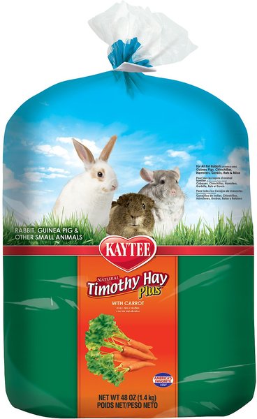 Kaytee Timothy Hay Plus Carrots Small Animal Food