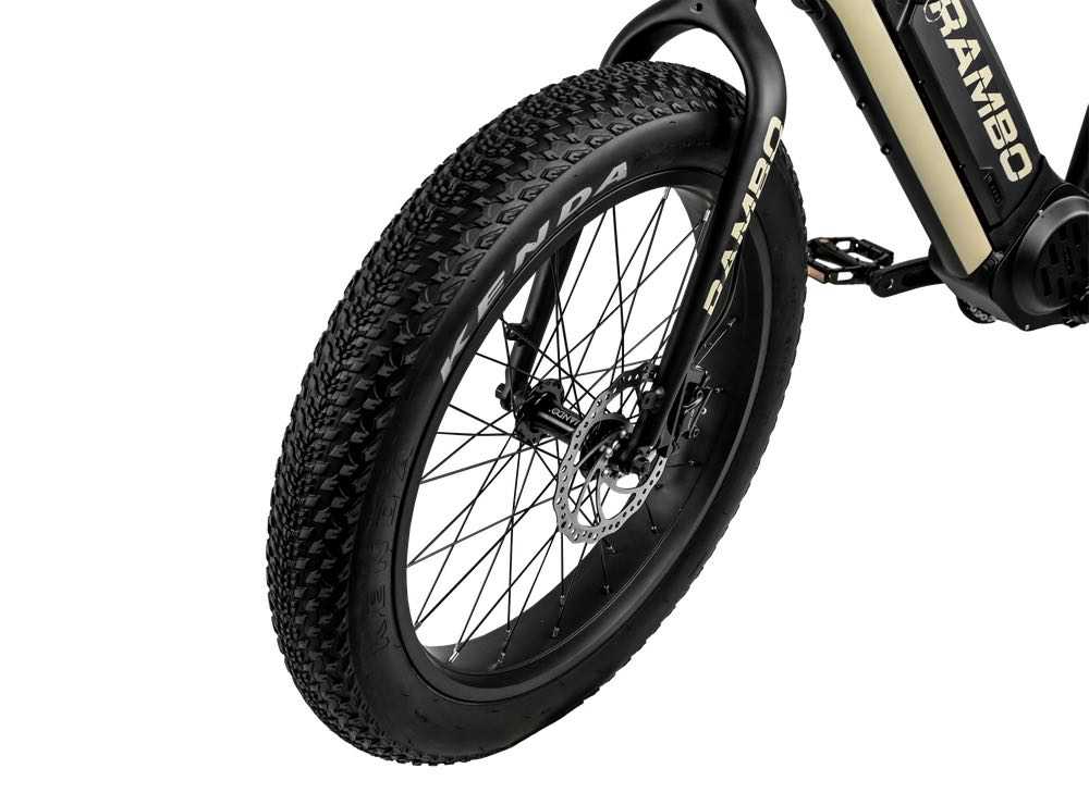 Rambo Ryder 750Watt Bafang Mid Drive Motor 24 Inch Wheels Fat Tire Electric Bike