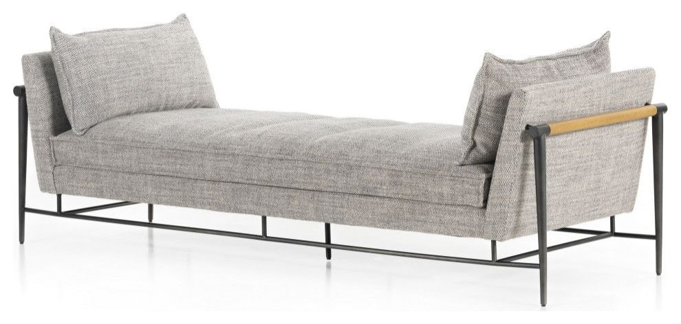 Dannah Chaise 67 quotThames Raven   Modern   Indoor Chaise Lounge Chairs   by Virgil Stanis Design  Houzz