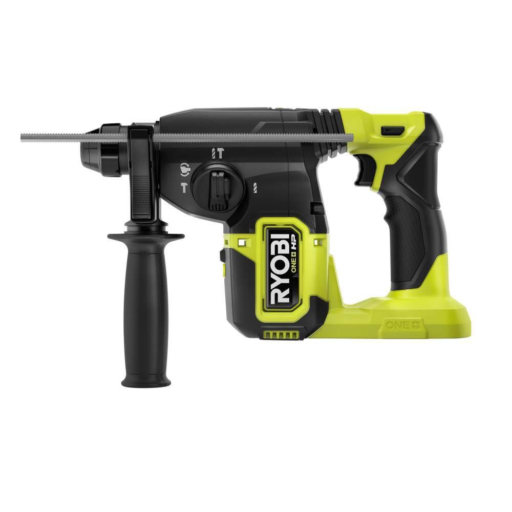 RYOBI ONE+ HP 18V Brushless Cordless 1 in. SDS-Plus Rotary Hammer Drill with FREE 2.0 Ah Battery (2-Pack) P223-PBP2006