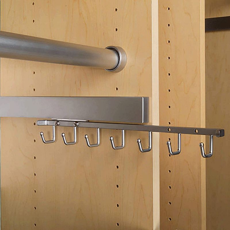 Rev-A-Shelf Sidelines 14 Pop Out Deluxe Belt and Tie Rack Nickel， BRCPOSL-14-SN-1