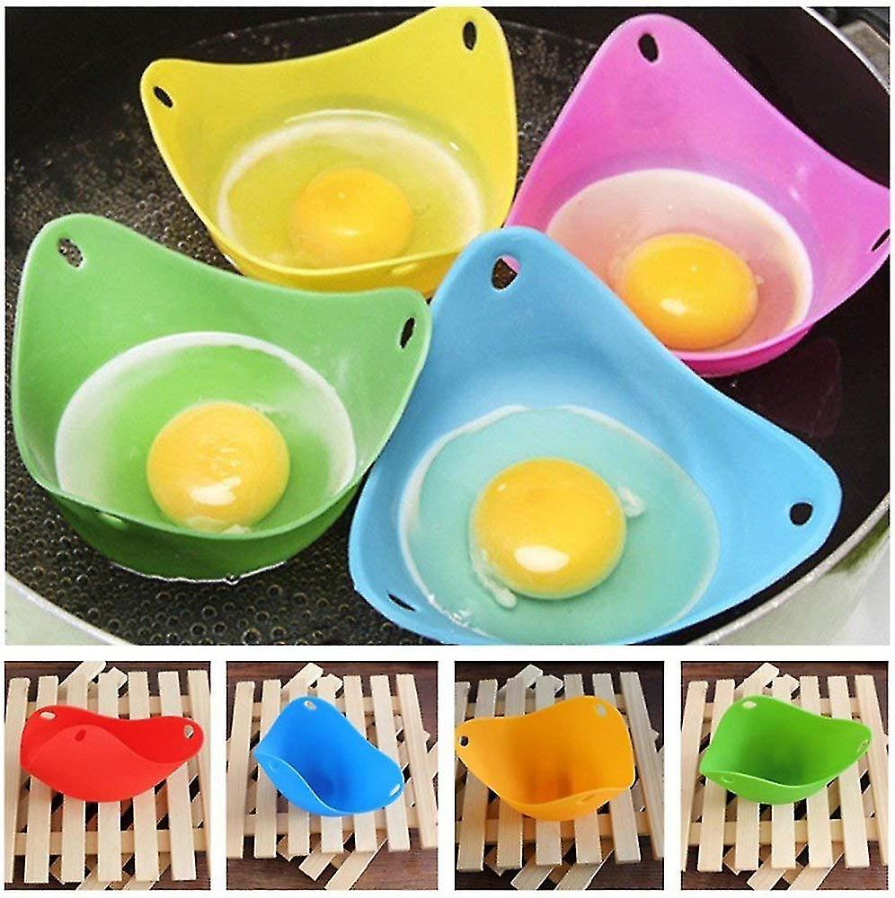 Silicone Egg Poacher Cups  Set Of 6 Cooking Perfect Poached Eggs