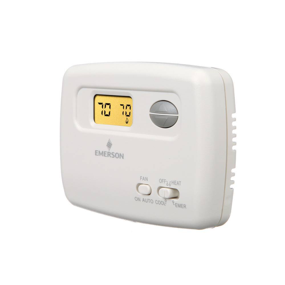 Emerson 70 Series Classic Non-Programmable Heat Pump (2H1C) Thermostat 1F79-111