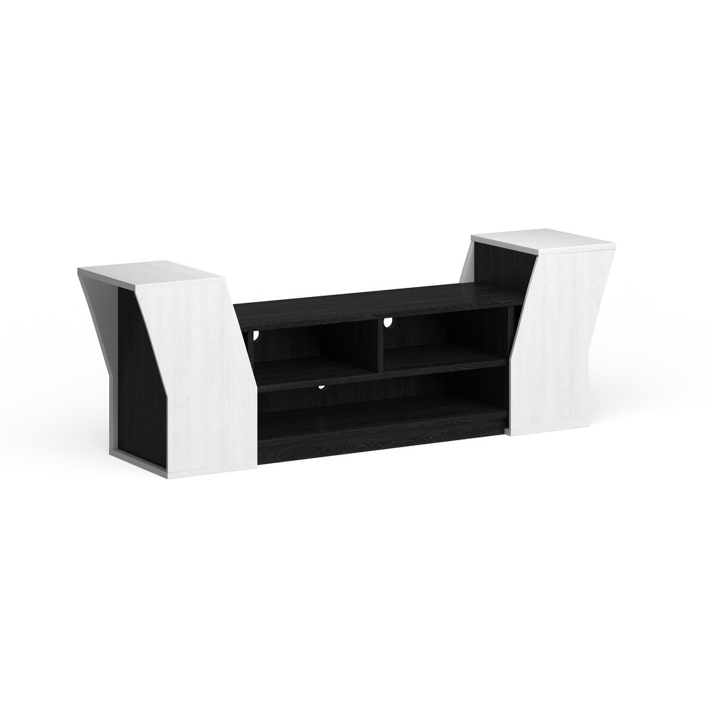 Tai Contemporary 71 inch 3 Open Shelf TV Console by Furniture of America