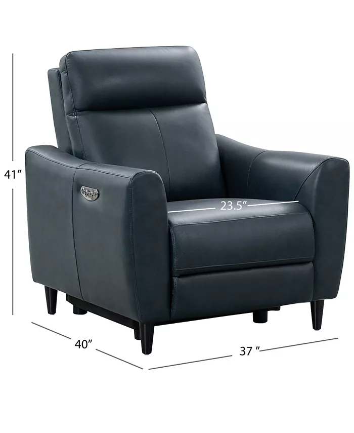 Abbyson Living Tanya Leather Power Recliner with Power Headrest