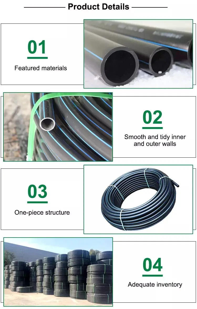 garden greenhouse water supply plastic soft tube black flexible pe tape line tubing 16mm lay flat plastic pe pipe hose