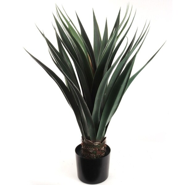 Real Touch Succulent House Plant 32 Inches in Black Pot