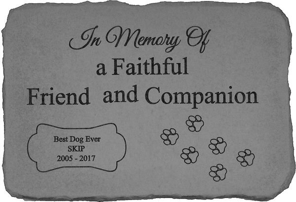 Kay Berry In Memory of Personalized Dog Stone