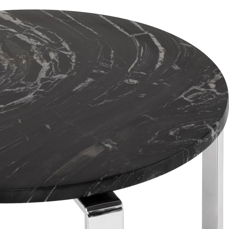 Rosa Side Table Marble   Contemporary   Side Tables And End Tables   by Advanced Interior Designs  Houzz