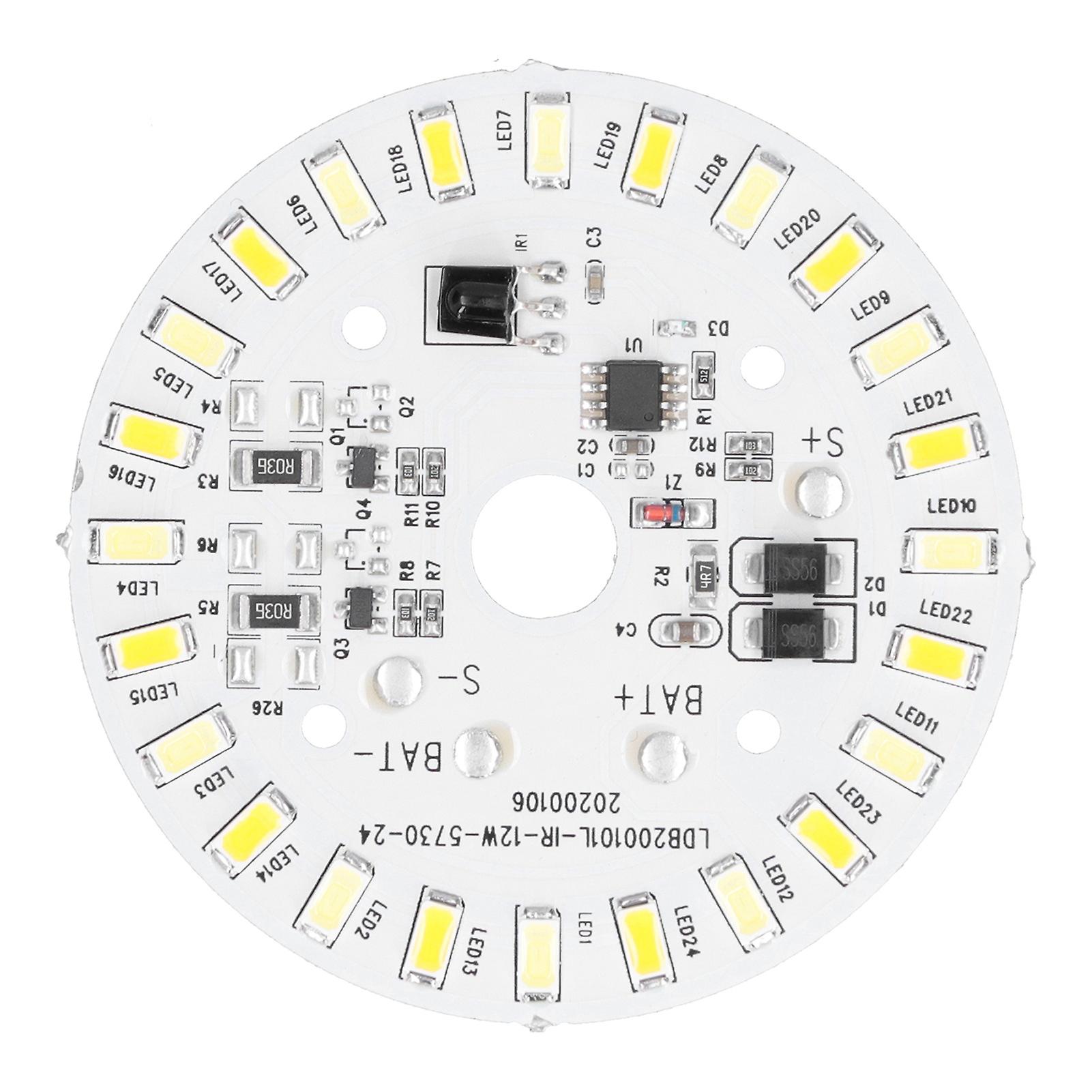 12w 24led Ceiling Lamp Panel 3.2v/3.7v White  Warm Light Source With Remote Controller