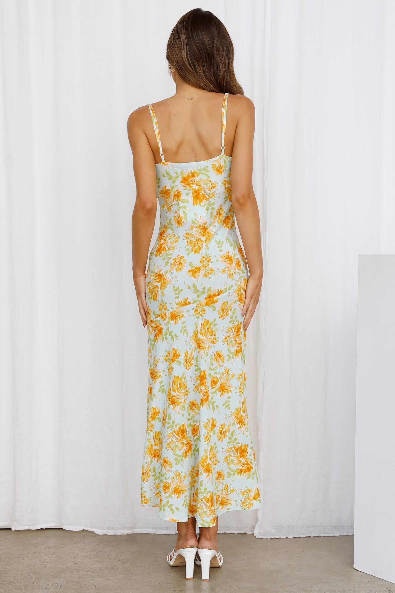 Sing To Me Midi Dress Yellow