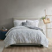 Madison Park Essentials Keala Ultra Soft Reversible Comforter Set with Sheets and Throw Pillow