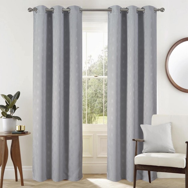 Rt Designers Collection Gatsby Rubber Blackout Grommet Panel Grey