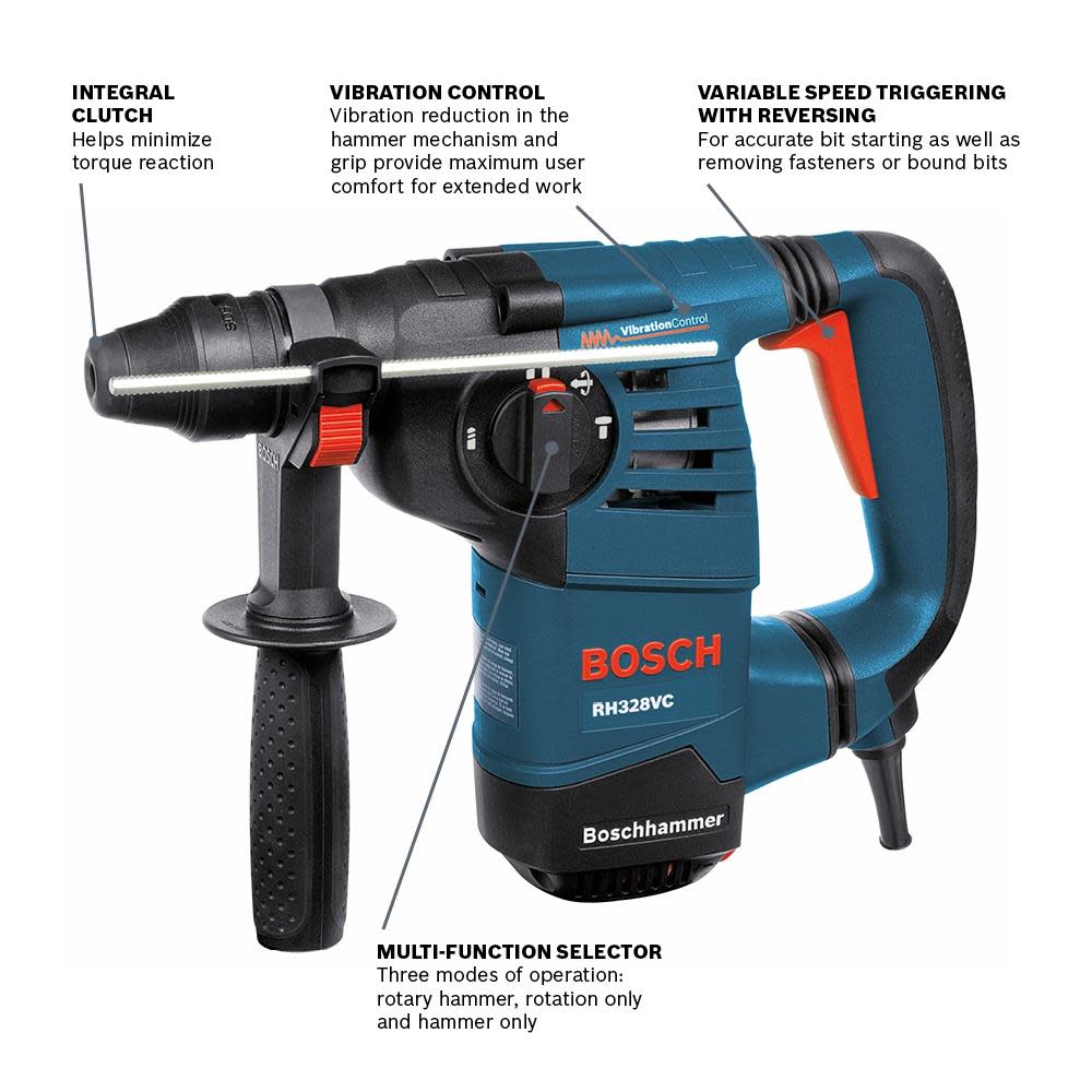 Bosch 1 1/8 SDS-plus Rotary Hammer Reconditioned