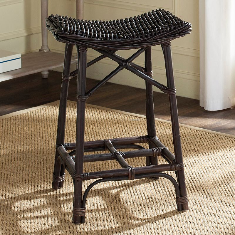 Safavieh Amara Wicker Bar Stool