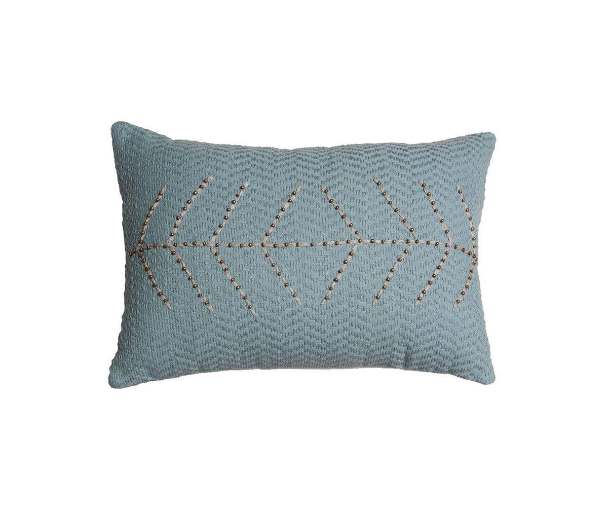 Beaded Fishbone Lumbar Pillow Cover