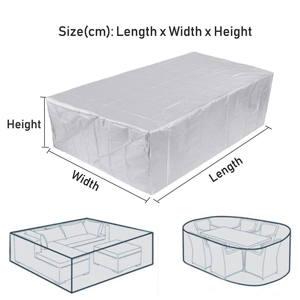 Born Pretty Garden Waterproof Outdoor Patio Furniture Set Covers Rain Snow All-purpose Chair Covers For Sofa Table Chair Dust Proof Cover