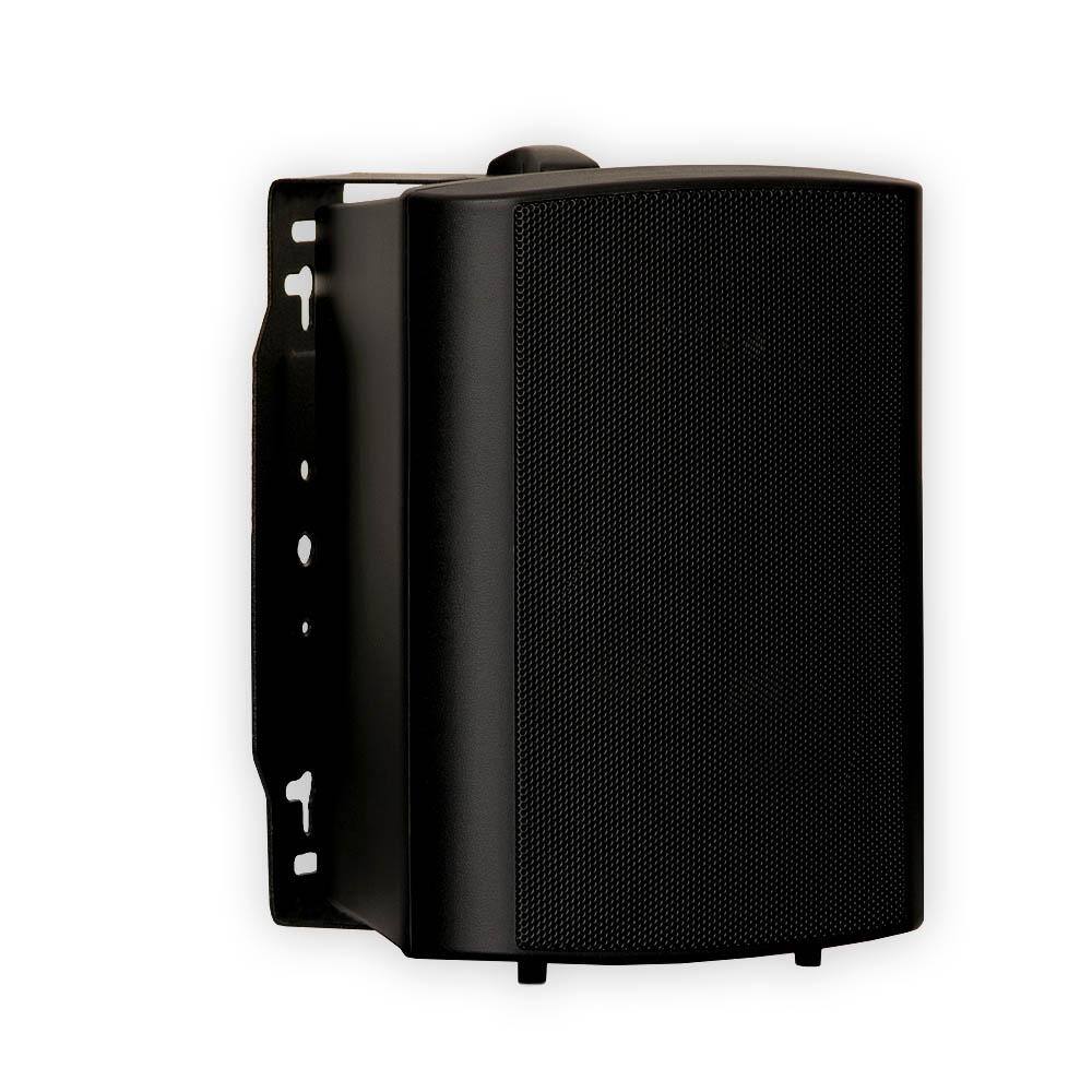 Theater Solutions by Goldwood Indoor or Outdoor Speakers Mountable Black Pair TS425ODB