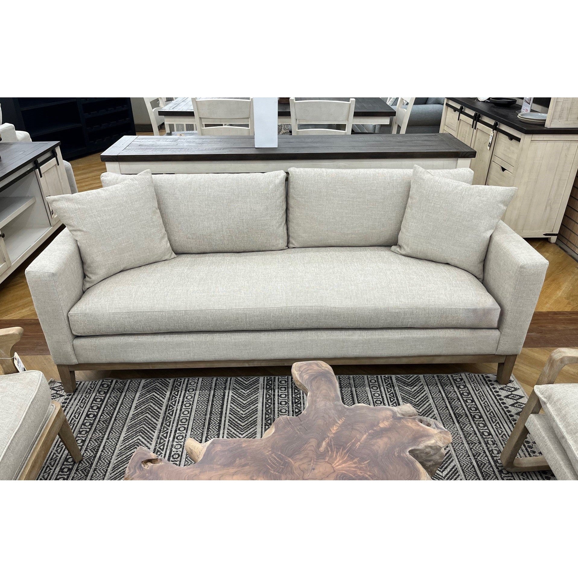 Wiley Flax 84 Bench Sofa