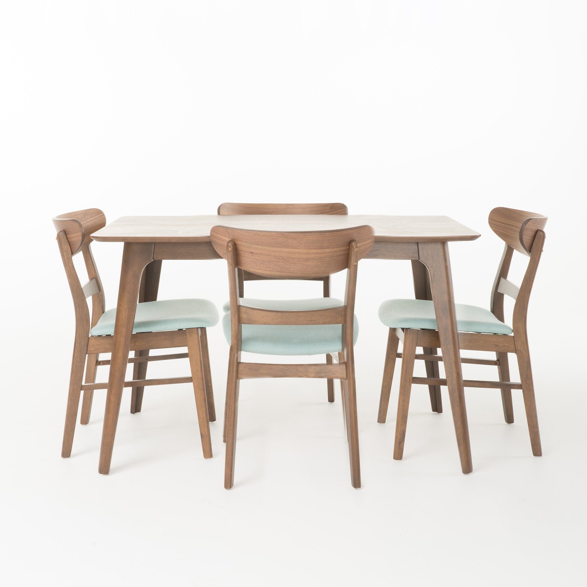 Colonial Mid-Century Modern 5 Piece Dining Set