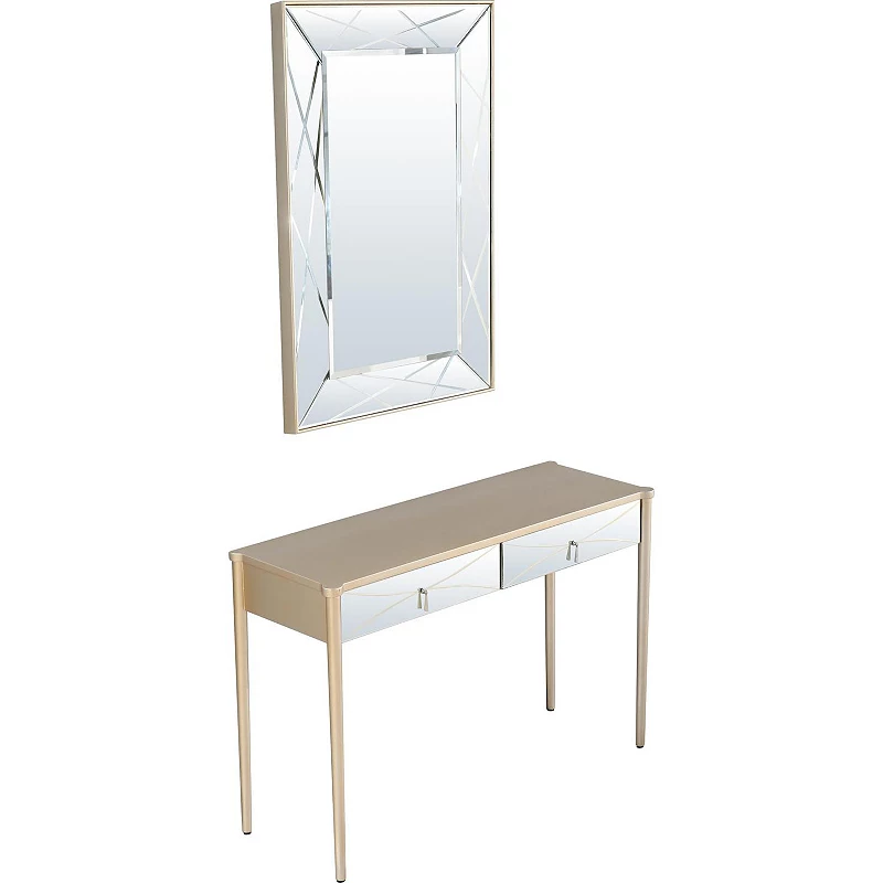 Camden Isle Insley Wall Mirror and Console Table