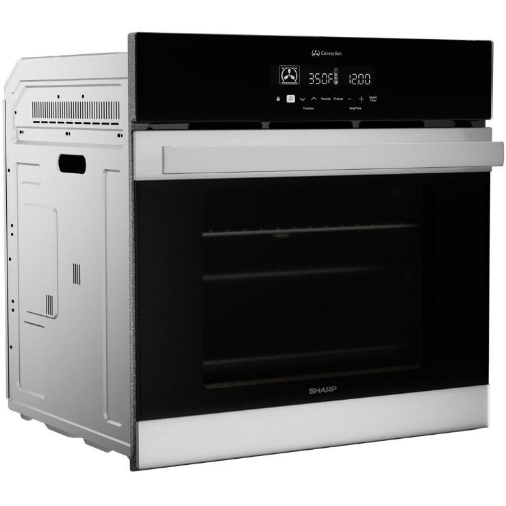 Sharp 24-inch, 2.5 cu. ft. Built-in Single Wall Oven with True European Convection SWA2450GS