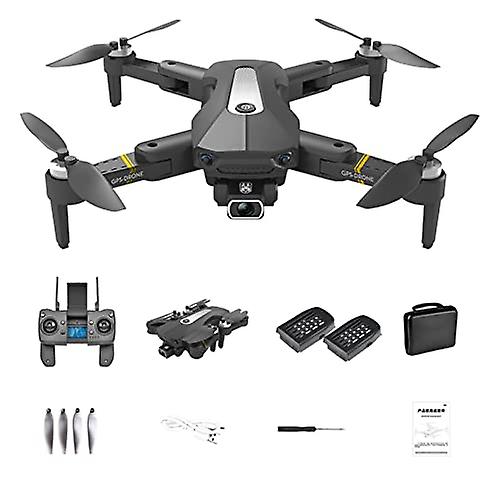 Folding Drone With 8k Hd Camera， Wifi Fpv， Brushless Gps Quadcopter， 360 Obstacle Avoidance， 7-level Wind Resistance， 50x Zoom， Headless Mode Black- 2