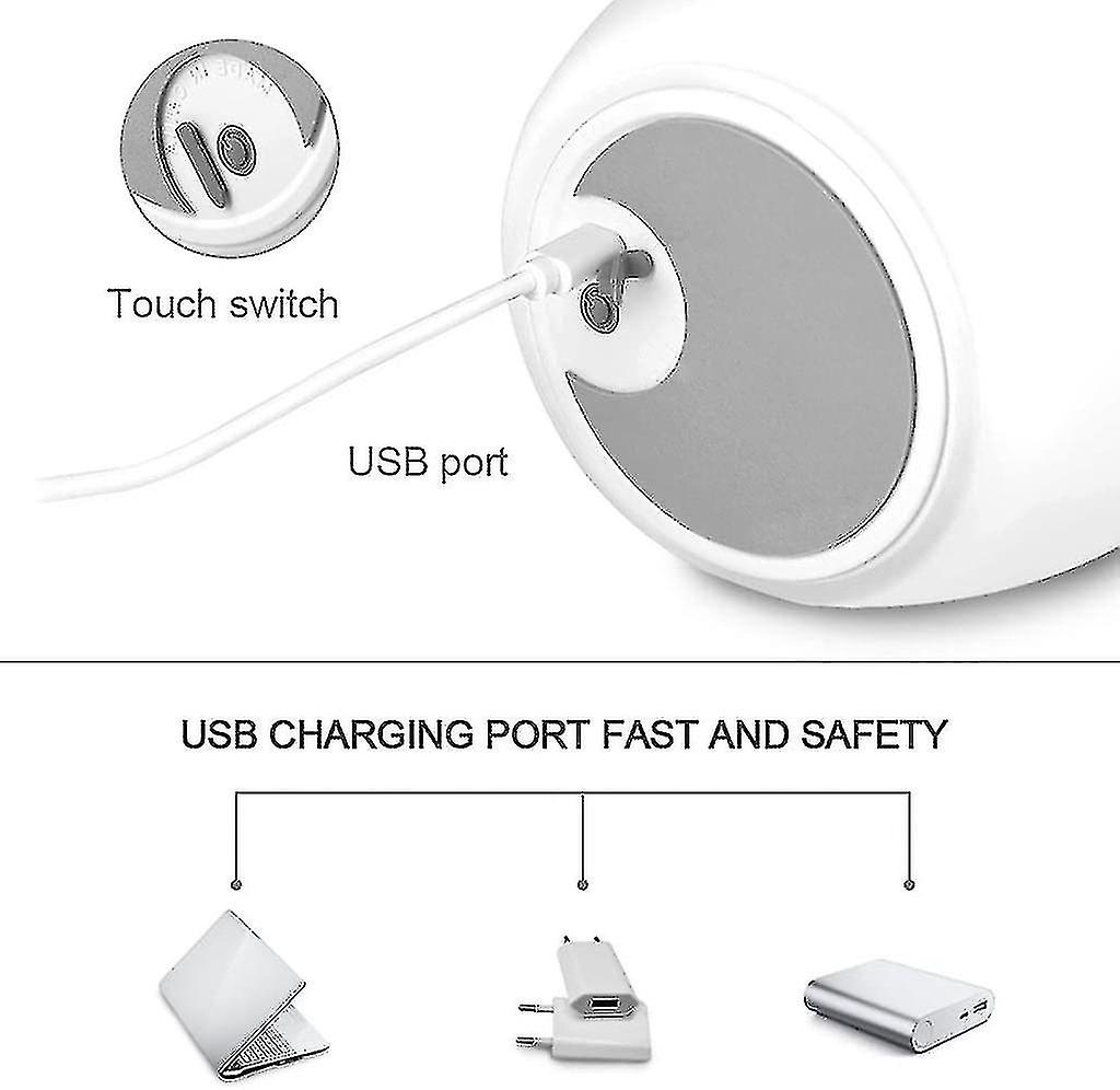 Night Light Child Rechargeable Bedside Lamp Usb Silicone Penguin Baby Sleep Aids Touch Control Dimmable With Warm Light