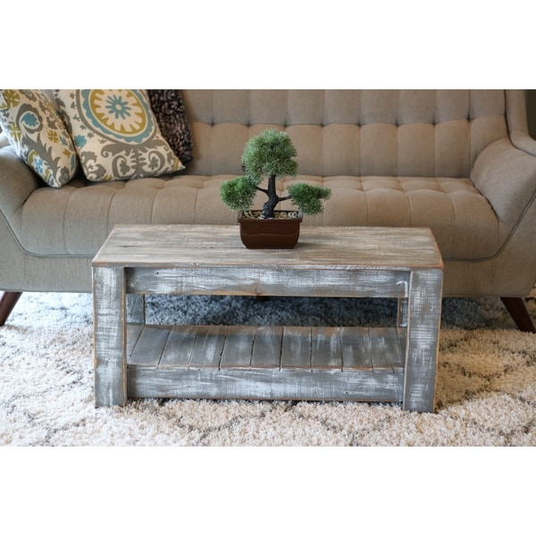 Original Handmade Reclaimed Wood Farmhouse Coffee Table