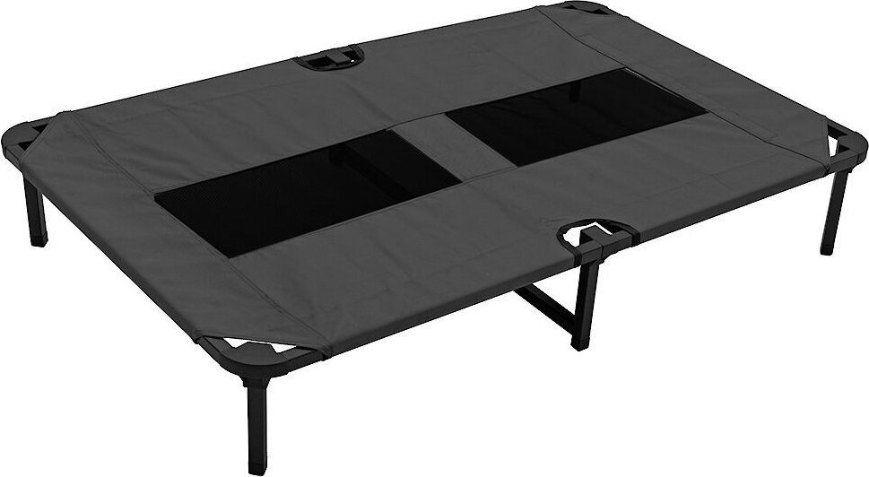 Lucky Dog Comfort Cot Elevated Dog Bed w/ Removable Cover