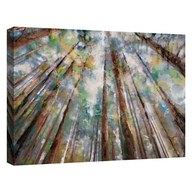 Forest Colors By Studio Arts Wrapped Unframed Wall Canvas Masterpiece Art Gallery