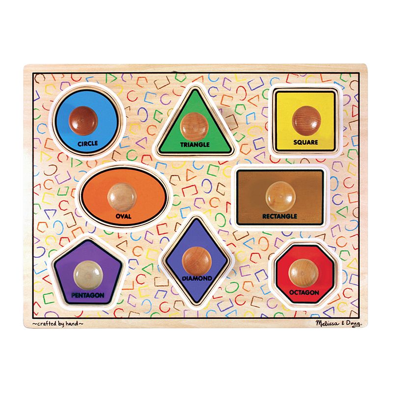 Melissa and Doug Large Shapes Jumbo Knob Puzzle