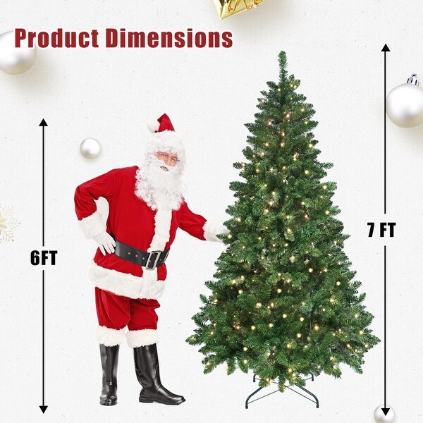 6/7/9 FT PVC Automatic Christmas Tree with WiFi Control