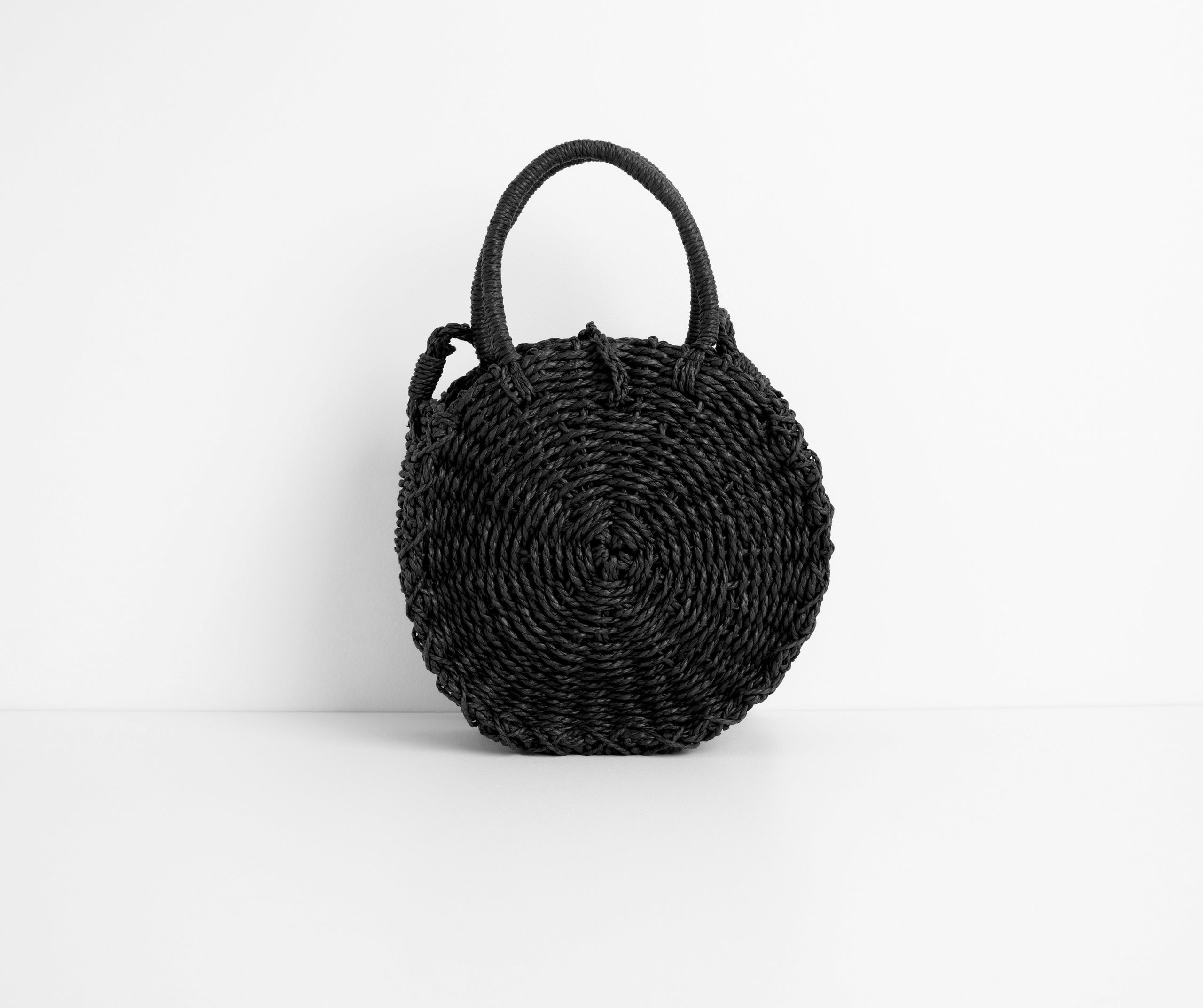 Somewhere Far Away Straw Woven Purse