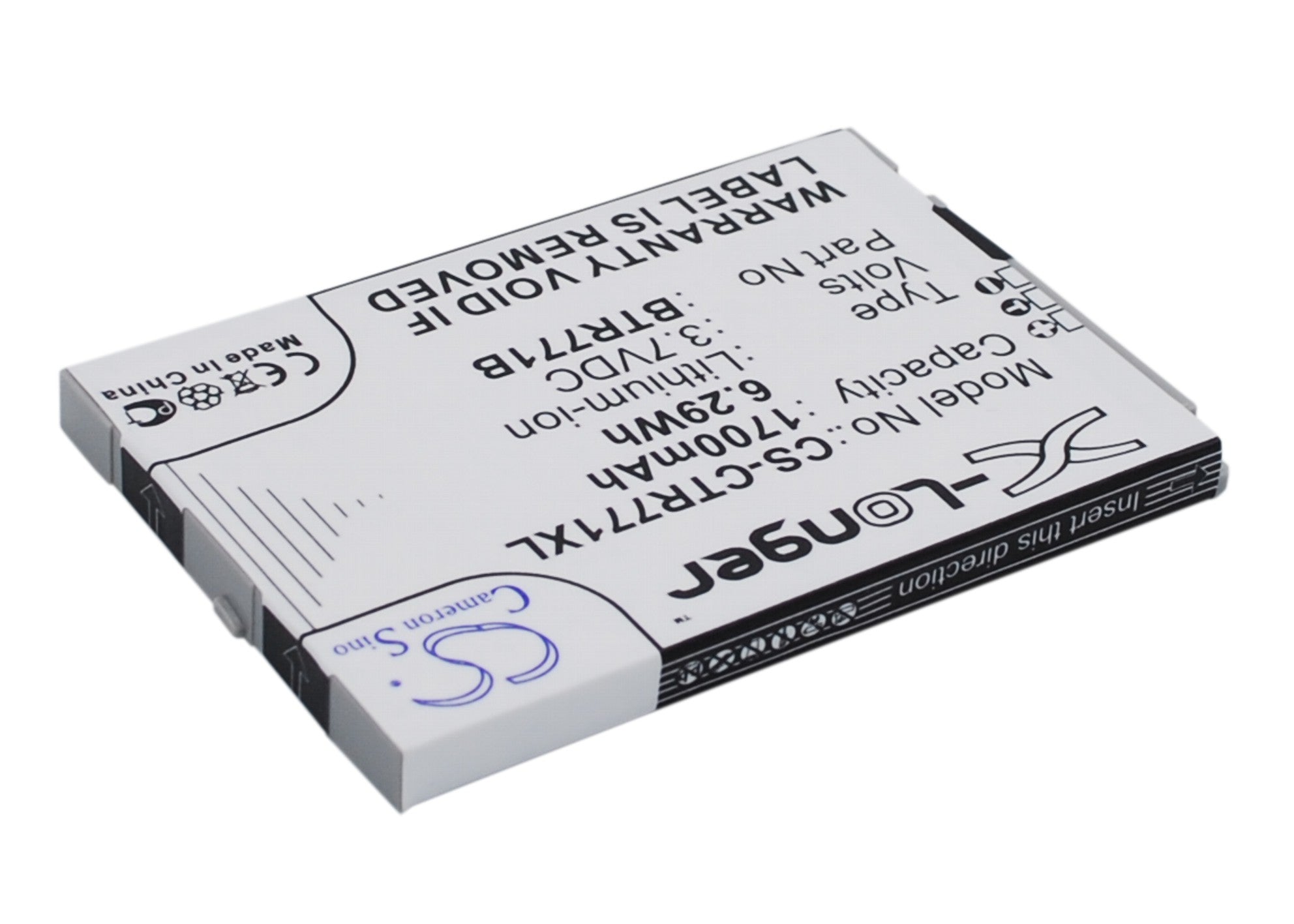 Casio C771 GzOne Commando C771 1700mAh Replacement Battery BatteryClerkcom Mobile Phone