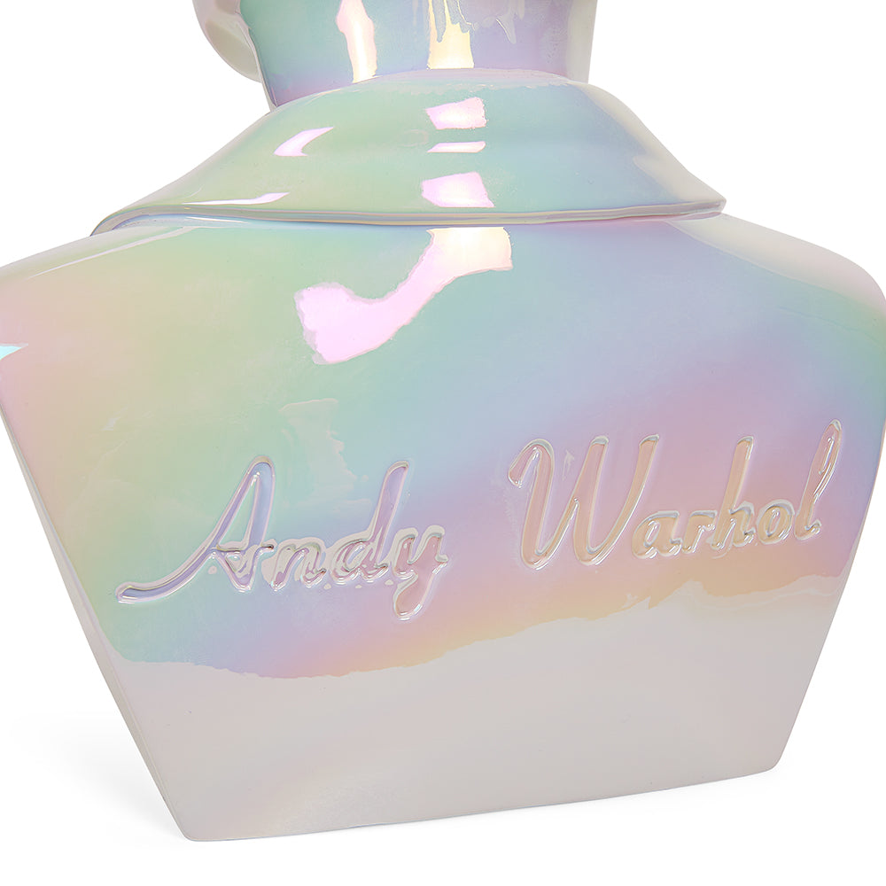 Andy Warhol 12” Bust Vinyl Art Sculpture – Iridescent Edition (Limited Edition of 300)