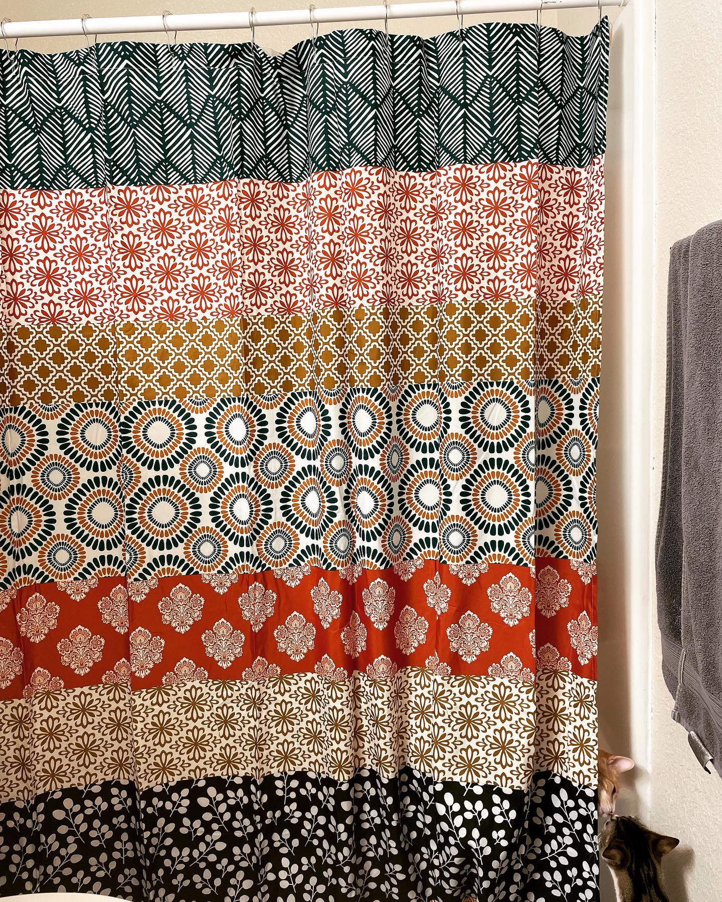 Bohemian Stripe Shower Curtain