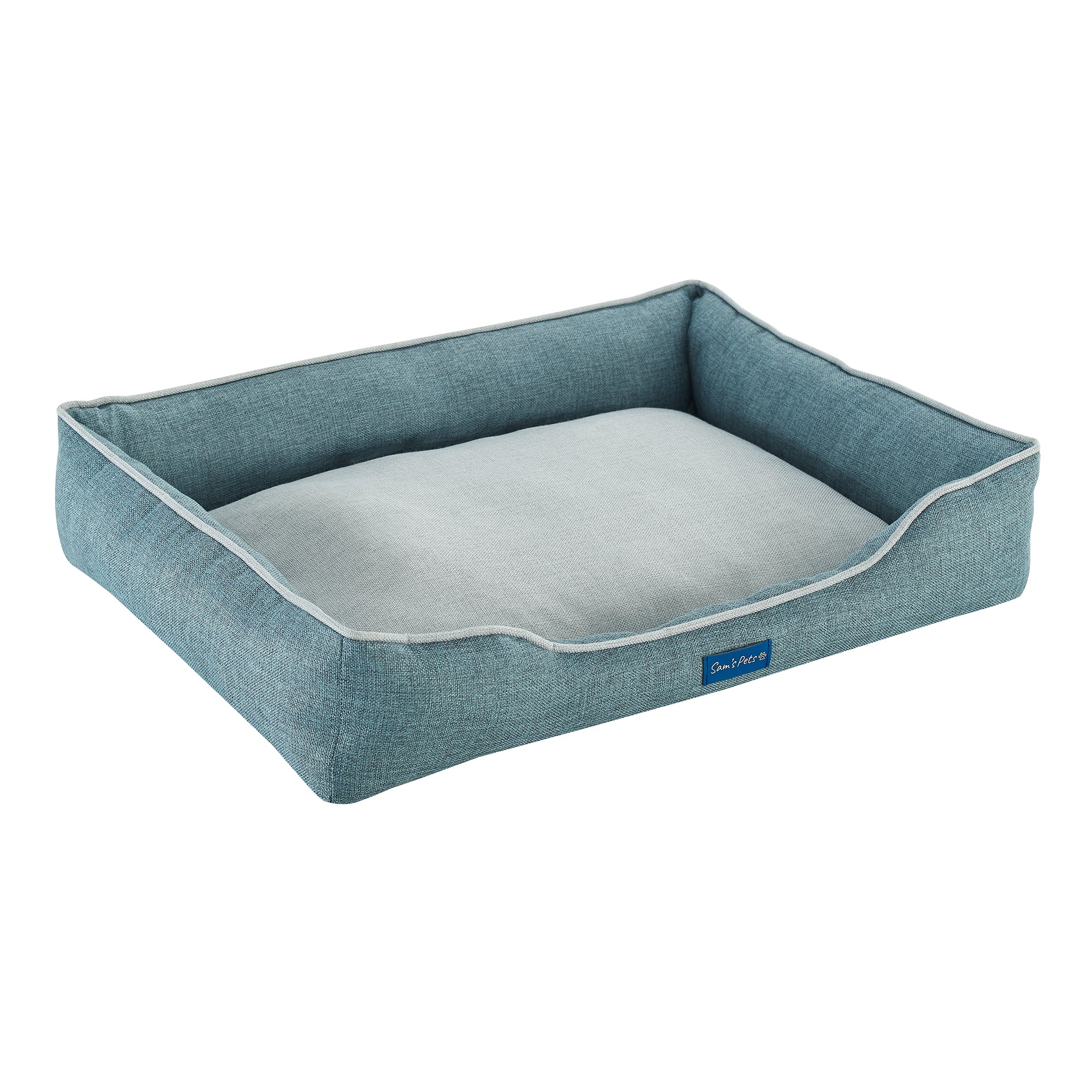 Sam's Pets Arthur Medium Teal Dog Bed