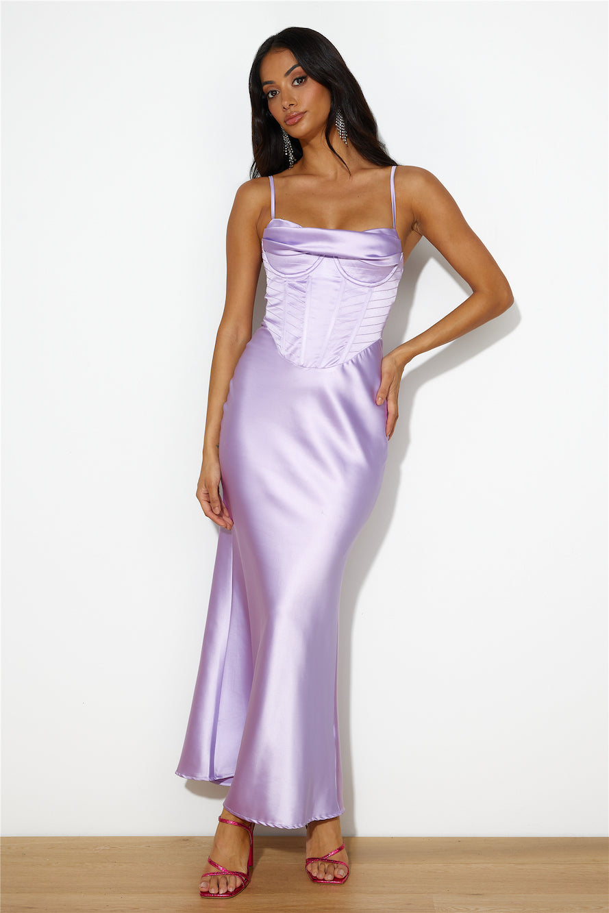 Show Off Girl Midi Dress Lilac