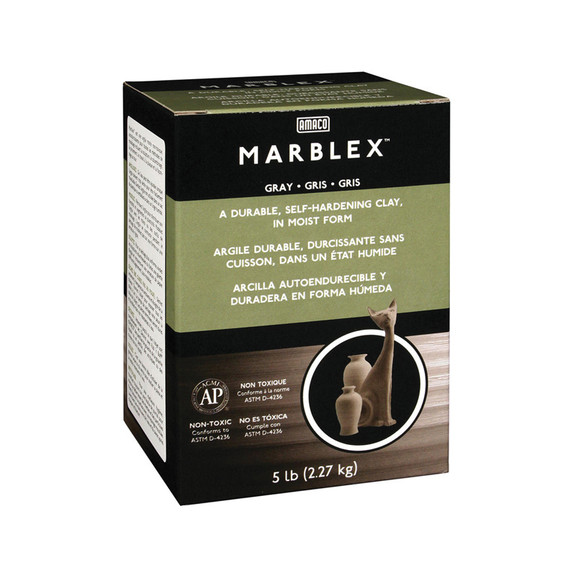 American Art Clay AMA47336W Marblex 5 Lb.