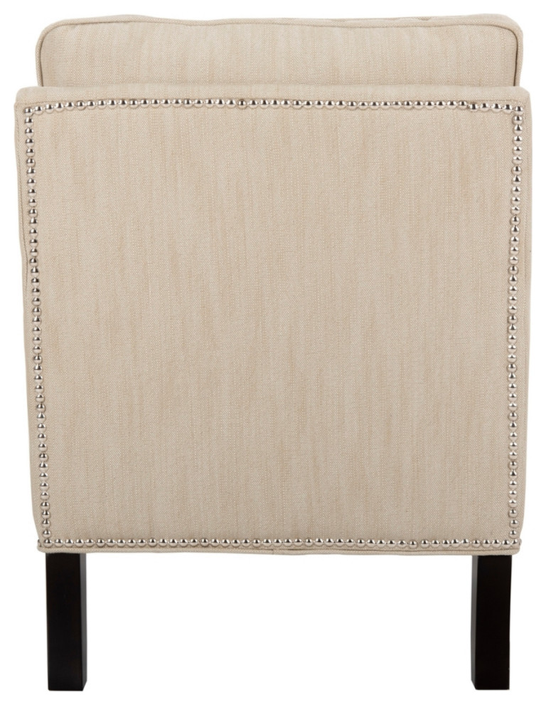 Dan Slipper Chair Off White   Traditional   Armchairs And Accent Chairs   by V.S.D Furniture  Houzz