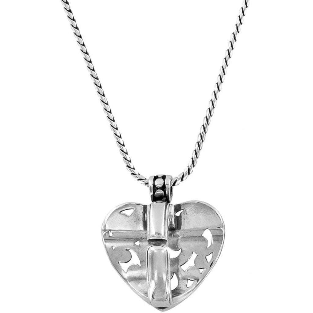 Brighton - Contempo Heart Badge Clip Necklace