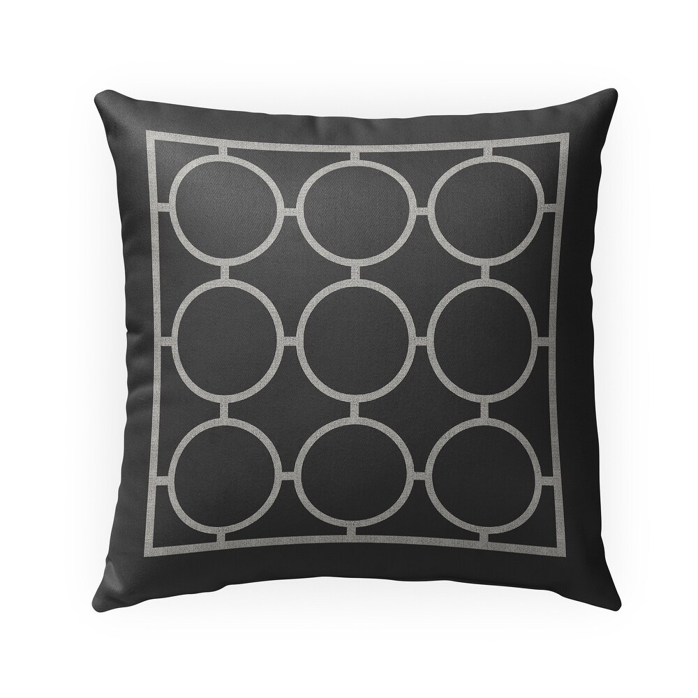 POP CHARCOAL Outdoor Pillow By Kavka Designs