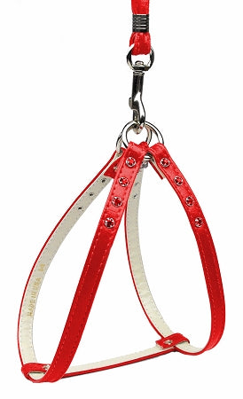 Step-in Harness Collar With Stones Size 18 Red