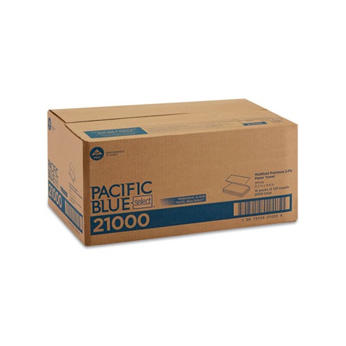 Georgia Pacific Blue Select MultiFold 2 Ply Paper Towel  GPC21000