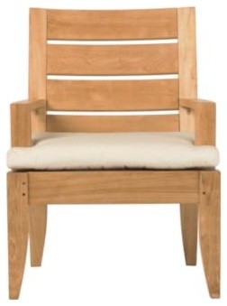 Atnas Arm Chair   Outdoor Teak   Contemporary   Outdoor Dining Chairs   by Teak Deals  Houzz