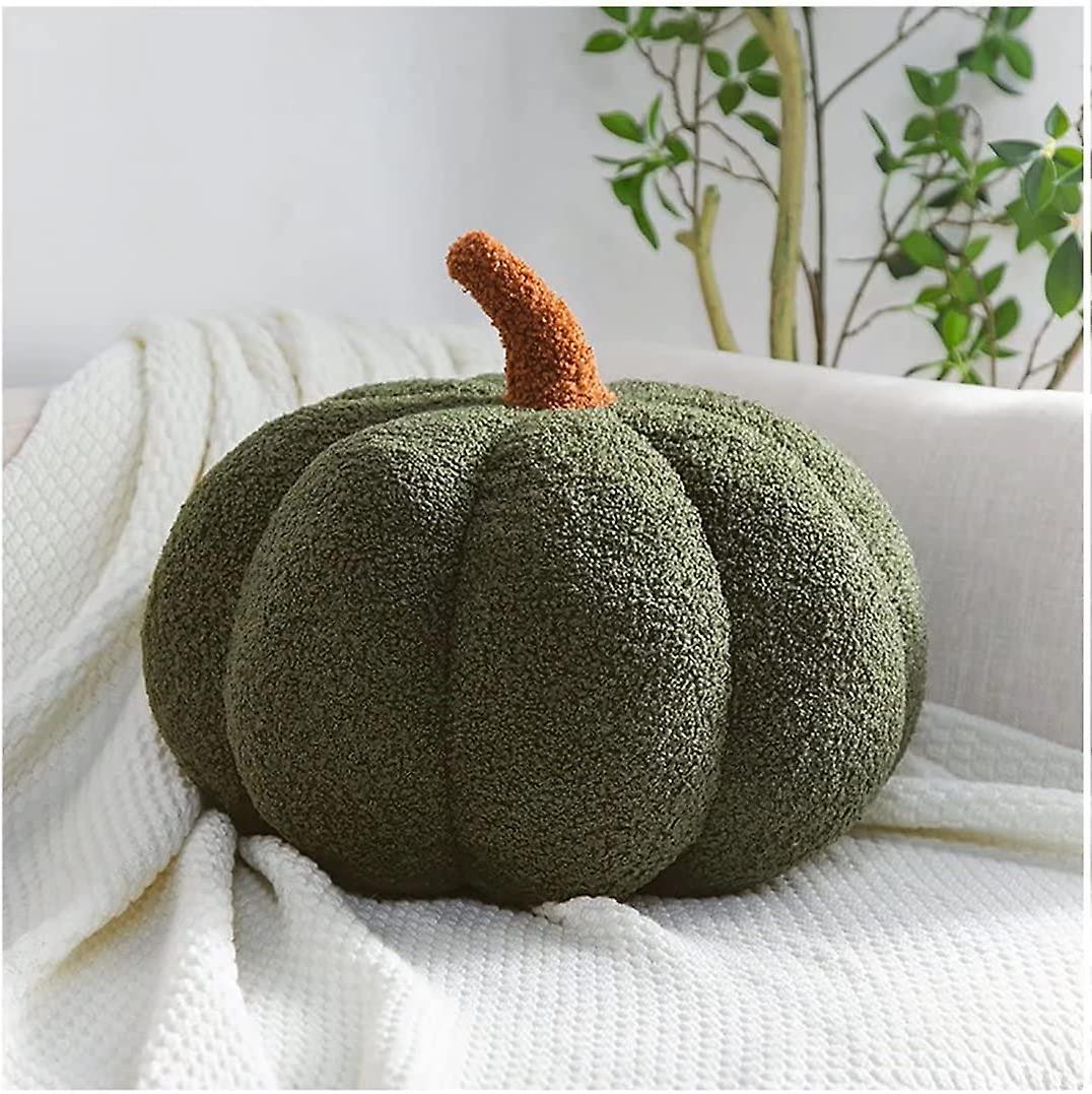 Cute 3d Pumpkin Pillows For Bed Sofa Car Cushion Decorative Pillow Creative Pumpkin Shaped Pillows Lamb Fleece Cushion For Home Bedroom Couch Decor Of