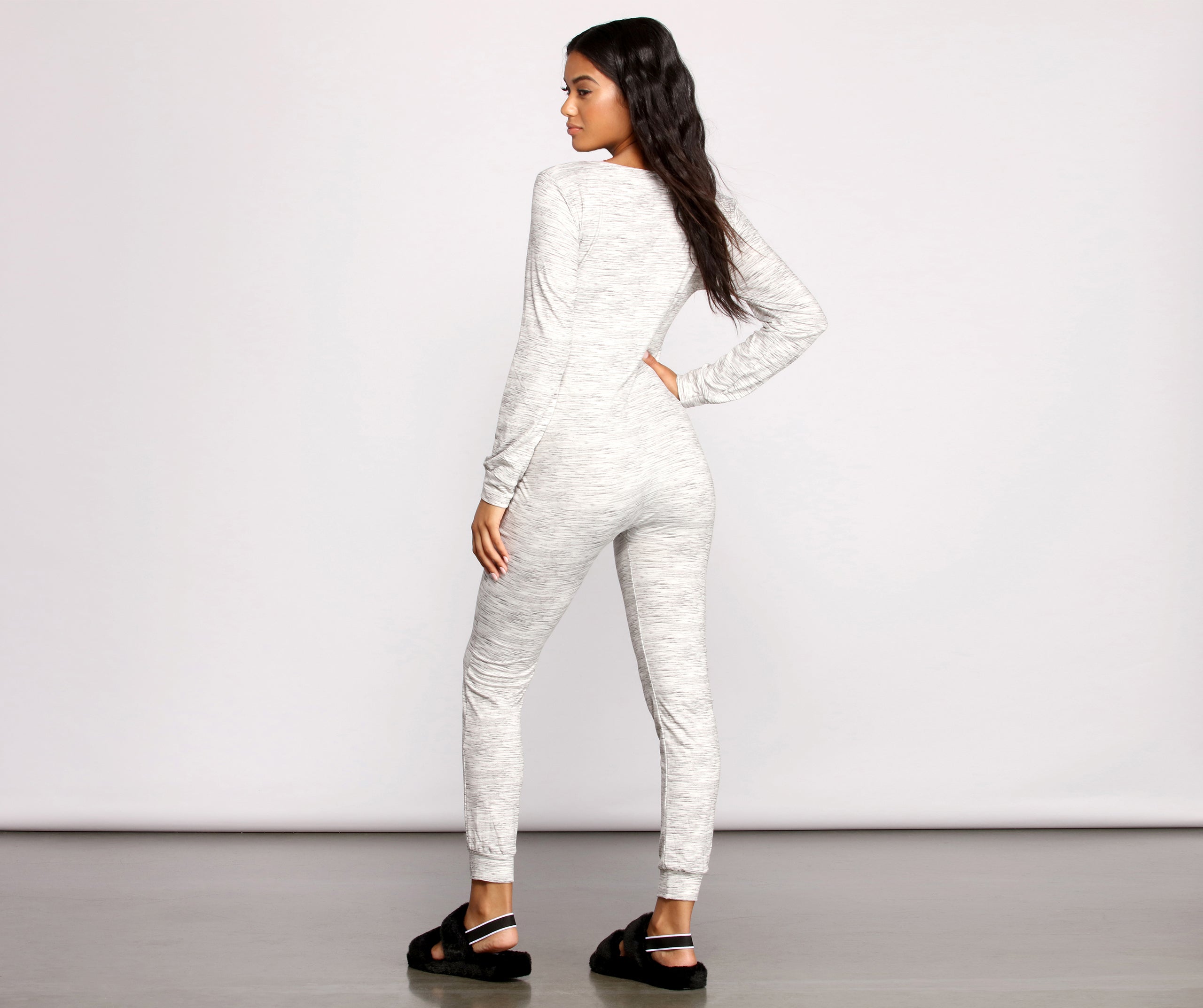 Cozy Feels Two Tone Pajama Onesie